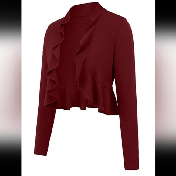 New Ruffle Bolero Jacket - Picture 2 of 4